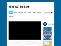 humboldt-bigband.de Webseite Vorschau