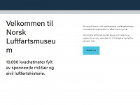 luftfartsmuseum.no Webseite Vorschau