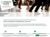 akademie-tanz.de Webseite Vorschau