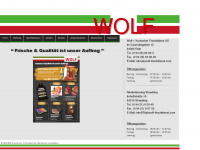 wolf-frischdienst.com Webseite Vorschau