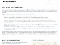 autodiebstahl.ch Webseite Vorschau