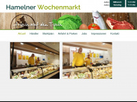 hamelner-wochenmarkt.de Webseite Vorschau