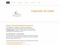 constant-in-form.com Webseite Vorschau