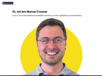 marcel-cremer.de Webseite Vorschau