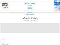 alpinegastgeber.at Webseite Vorschau