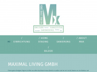 maximal-living-gmbh.com Webseite Vorschau