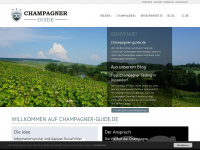 champagner-guide.de Webseite Vorschau