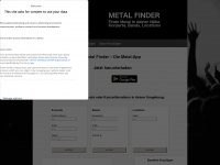 metal-finder.de Webseite Vorschau