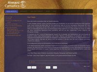 atmani-cymatics.org Webseite Vorschau