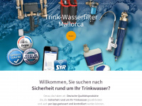 trinkwasserfilter-mallorca.com Webseite Vorschau