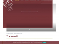 trauerwald-frankfurt.de Webseite Vorschau