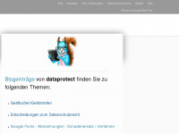 dataprotect.at Webseite Vorschau