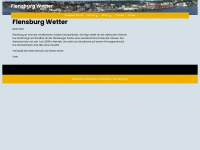 flensburg-wetter.de Webseite Vorschau