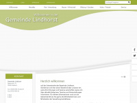 gemeinde-lindhorst.de Webseite Vorschau