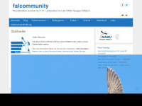 falcommunity.de Webseite Vorschau