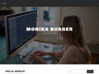 monika-burger.de Webseite Vorschau