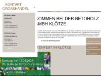beto-holz.de Webseite Vorschau