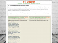 skeptiker.net Webseite Vorschau