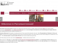 pfarrverband-gruenwald.de Webseite Vorschau