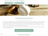seeger-partner.de Webseite Vorschau