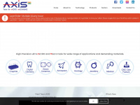 axis-microtools.com Webseite Vorschau