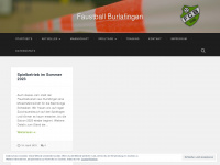 faustball-burlafingen.de Webseite Vorschau