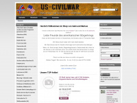 us-civilwar.de Webseite Vorschau