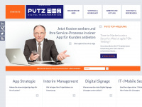 putz-digitaltransformation.de Webseite Vorschau