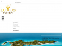luxusferien.de Webseite Vorschau