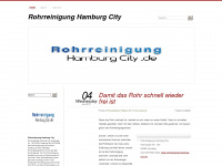 rohrreinigunghamburgcity.wordpress.com Webseite Vorschau