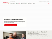 cslbehring.pl Webseite Vorschau
