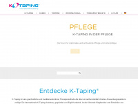 k-taping.com Webseite Vorschau