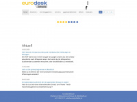 eurodesk.ch Webseite Vorschau