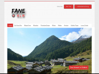 fane-alm.com Webseite Vorschau
