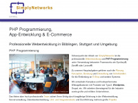 simply-networks.eu Webseite Vorschau