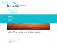 horizonte-beratungspraxis.de Webseite Vorschau