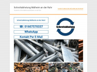 schrottabholung-muelheim-an-der-ruhr.de.rs Webseite Vorschau