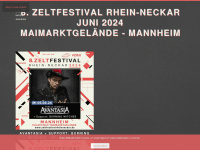 zeltfestivalrheinneckar.de Webseite Vorschau