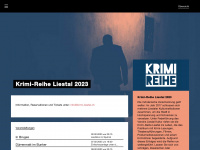 krimi-liestal.ch Webseite Vorschau