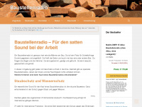 baustellenradio-und-akku.de Webseite Vorschau