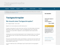 tischgeschirrspueler-info.de Webseite Vorschau