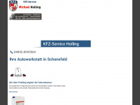 kfz-service-holling.de Webseite Vorschau
