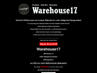 warehouse17.de Webseite Vorschau
