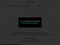 blumendekorationen.ch Webseite Vorschau