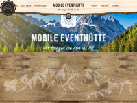 mobile-eventhuette.com Webseite Vorschau