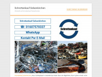 schrottankauf-gelsenkirchen.de.rs Webseite Vorschau