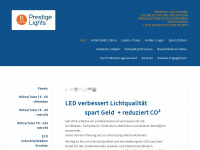 prestigelights.jimdo.com Webseite Vorschau