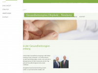 gesundheitsregion-dh-ni.de Webseite Vorschau
