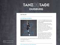 tanztage-duisburg.de Webseite Vorschau