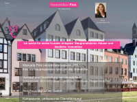 immobilien-pink.de Webseite Vorschau